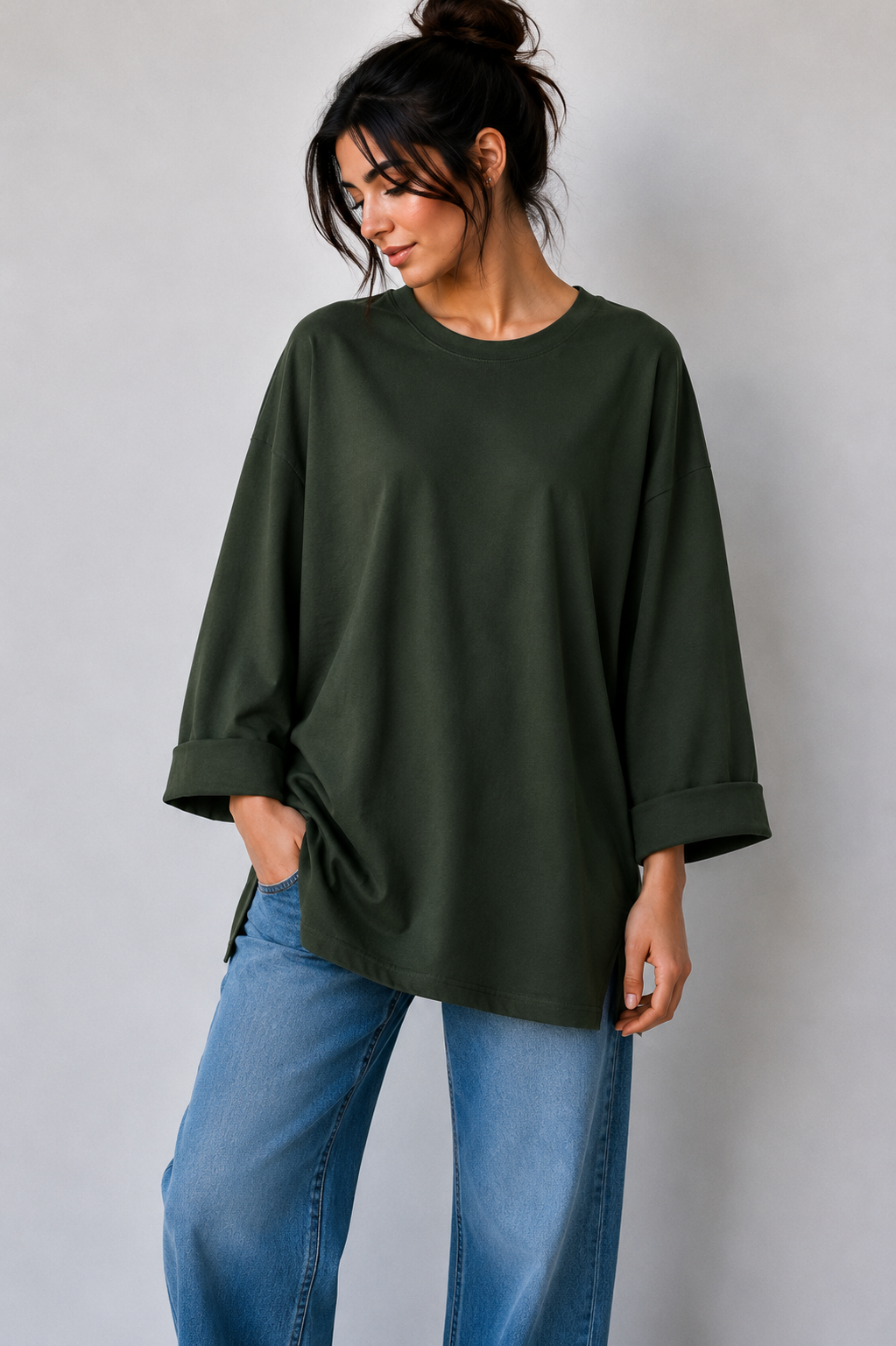 Basic Oversize T-shirt Long Sleeve