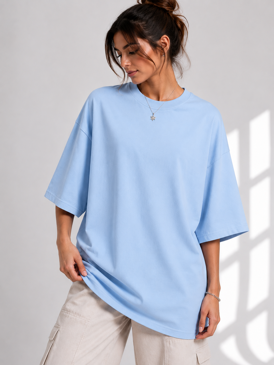 Basic Oversize T-shirt printed (Girls)