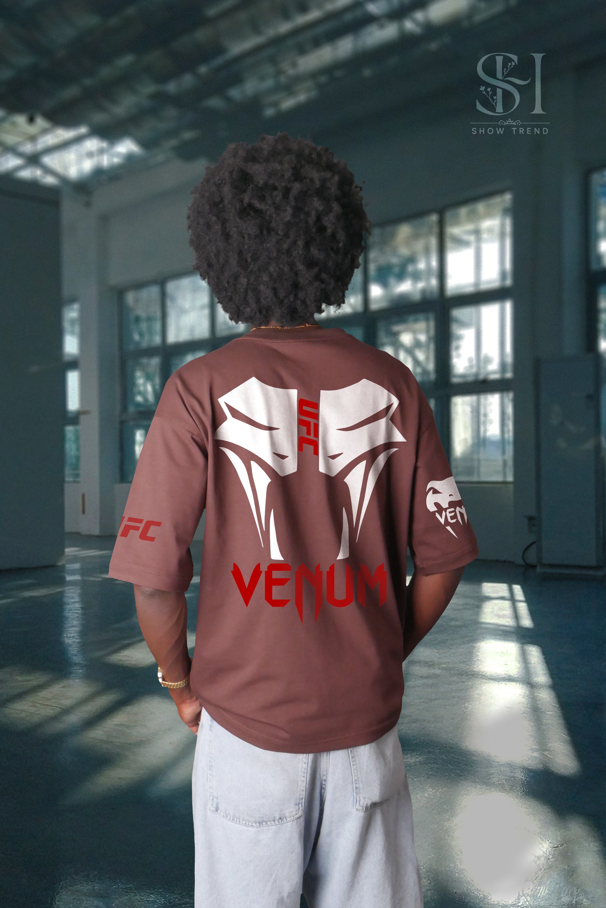 Venum Brown Oversize T-shirt (printed)